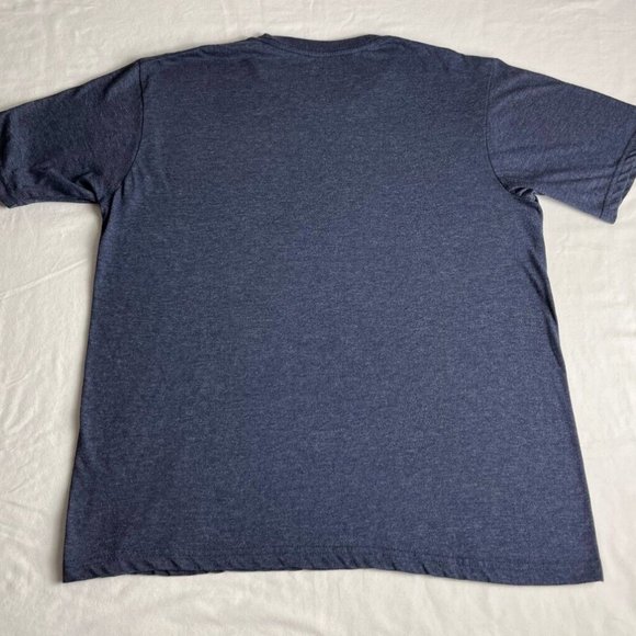 Def Lepperd T-Shirt Women Small Blue Crew Neck Graphic Cotton Blend Short Sleeve - Picture 7 of 10